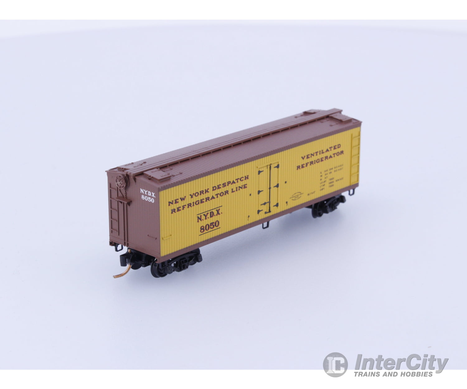 Micro Trains 04700080 N Reefer 40’ Wood Sheathed New York Despatch Refrigerator Line NYDX 8050 Freight Cars