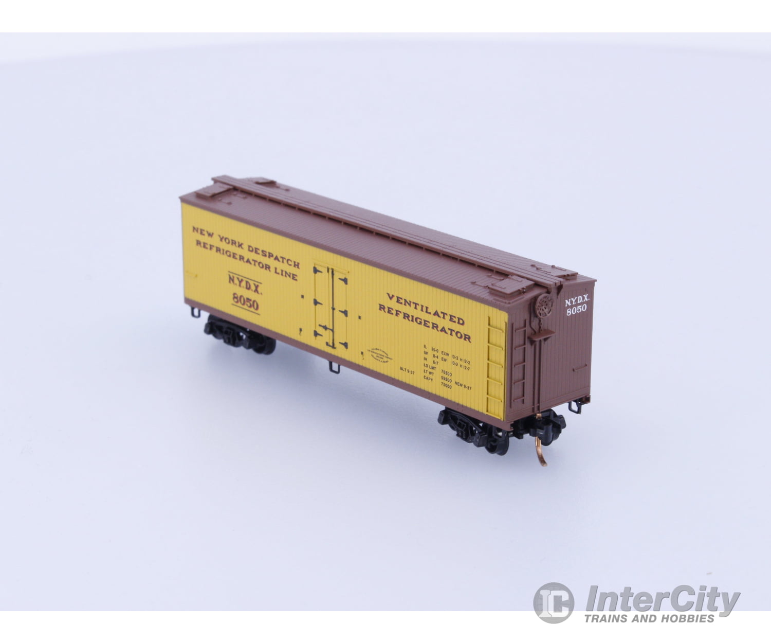 Micro Trains 04700080 N Reefer 40’ Wood Sheathed New York Despatch Refrigerator Line NYDX 8050 Freight Cars