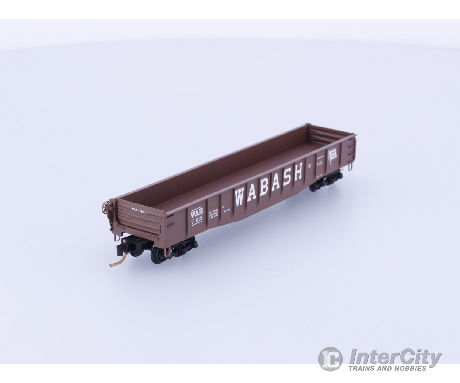 Micro Trains 04800270 N 50’ Gondola Fishbelly Sides Drop Ends Wabash Railroad (WAB) 11615 Freight Cars