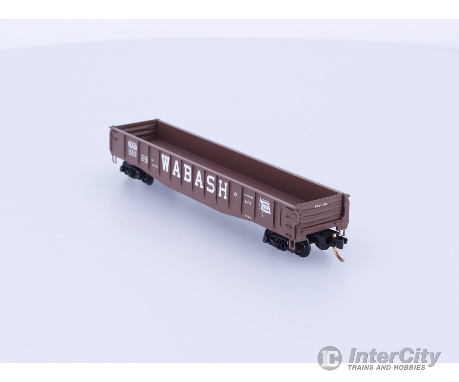 Micro Trains 04800270 N 50’ Gondola Fishbelly Sides Drop Ends Wabash Railroad (WAB) 11615 Freight Cars