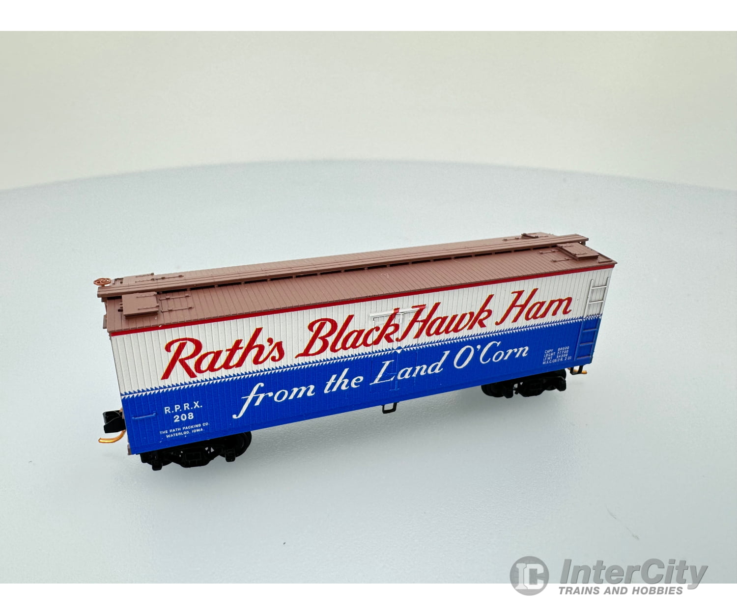 Micro Trains 04900630 N 40’ Double-Sheathed Wood Reefer Rath’s Blackhawk Ham R.p.r.x. 208