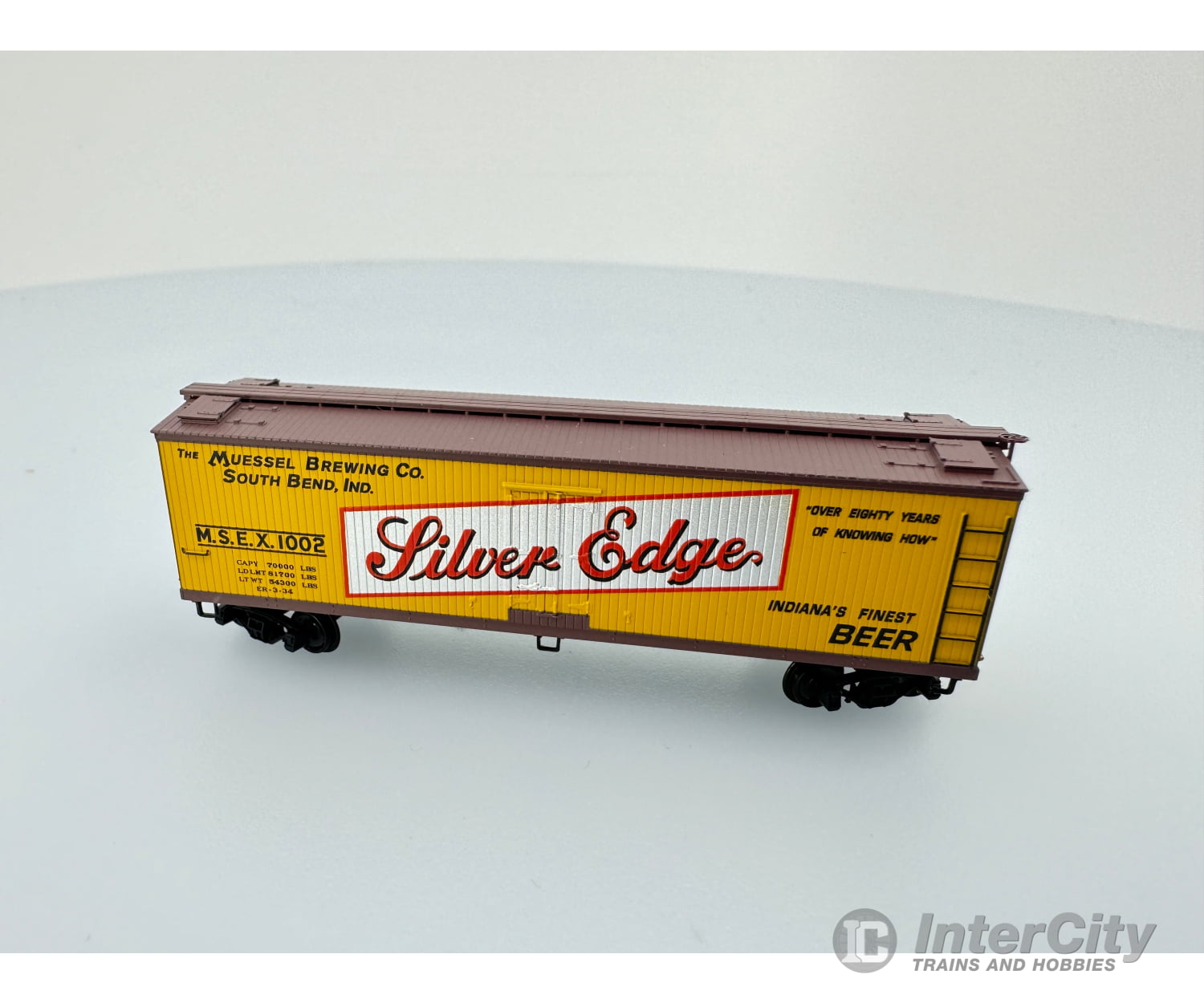 Micro Trains 04900670 N 40’ Double-Sheathed Wood Reefer Muessel Brewing Co. Msex 1002 Freight Cars