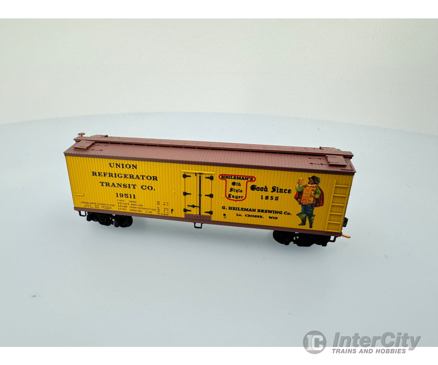 Micro Trains 04900690 N 40’ Double-Sheathed Wood Reefer Heilman Brewing Co. Urt 19511 Freight Cars