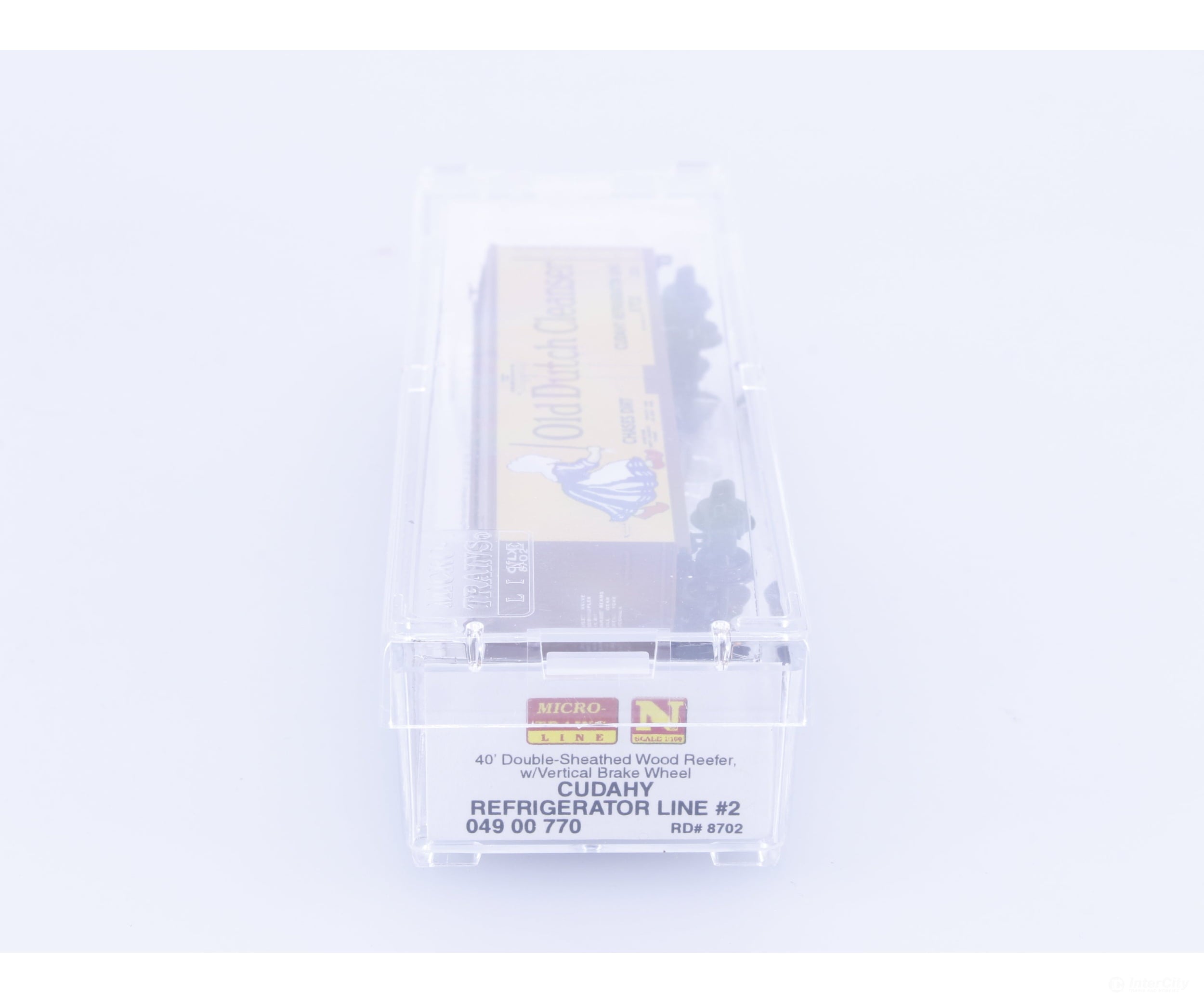 Micro Trains 04900770 N 40’ Double Sheathed Wood Reefer Old Dutch Cleanser Cudahy Refrigerator Line 8702 Freight Cars