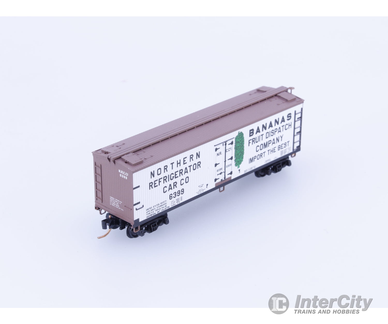 Micro Trains 04900780 N 40’ Double Sheathed Wood Reefer Northern Refrigerator Car Company (NRCC) 6399 Freight Cars
