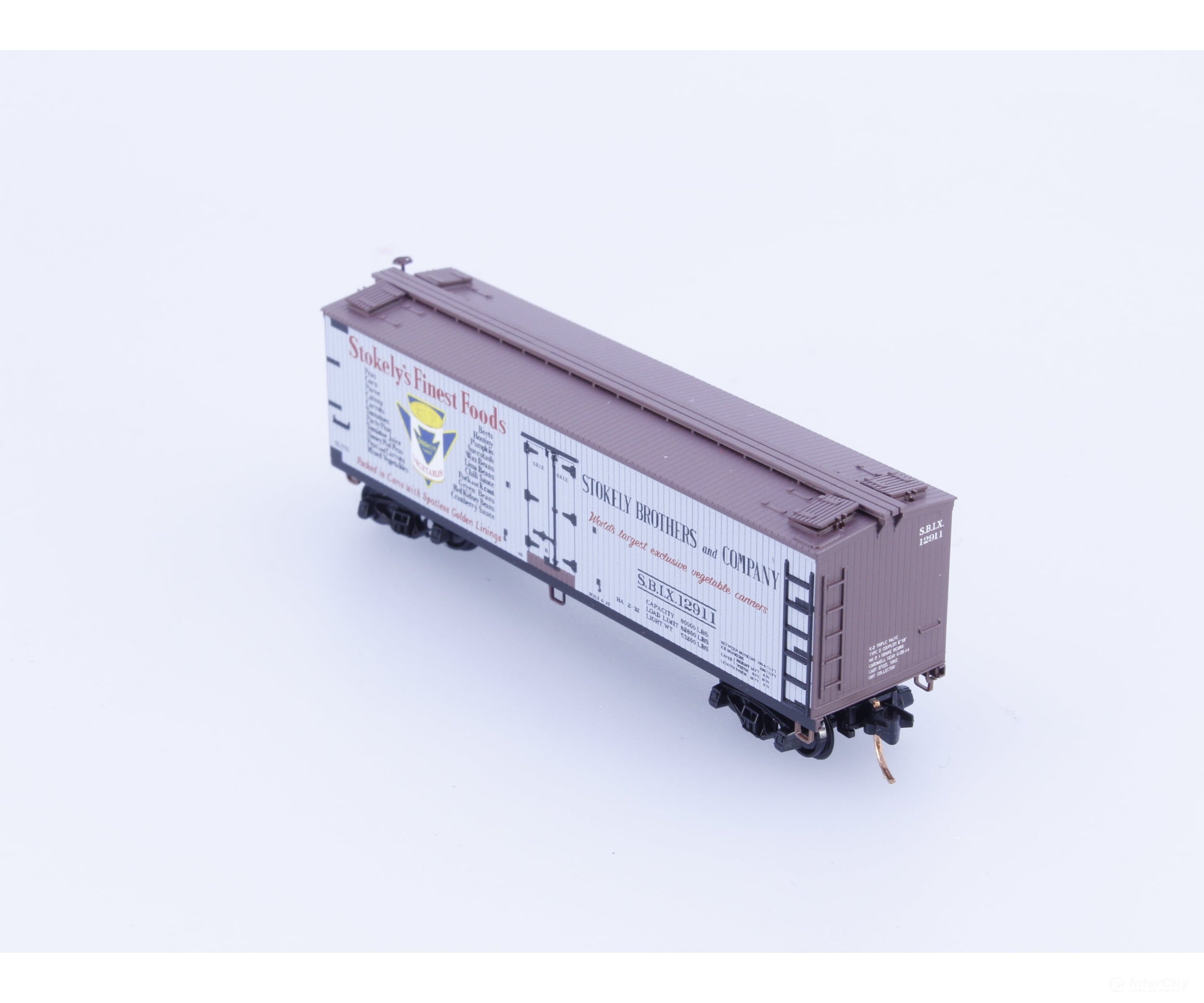 Micro Trains 04900830 N 40’ Double Sheathed Wood Reefer Stokely’s Finest Foods (SBIX) 12911 Freight Cars
