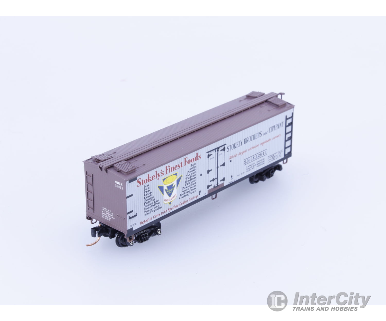 Micro Trains 04900830 N 40’ Double Sheathed Wood Reefer Stokely’s Finest Foods (SBIX) 12911 Freight Cars