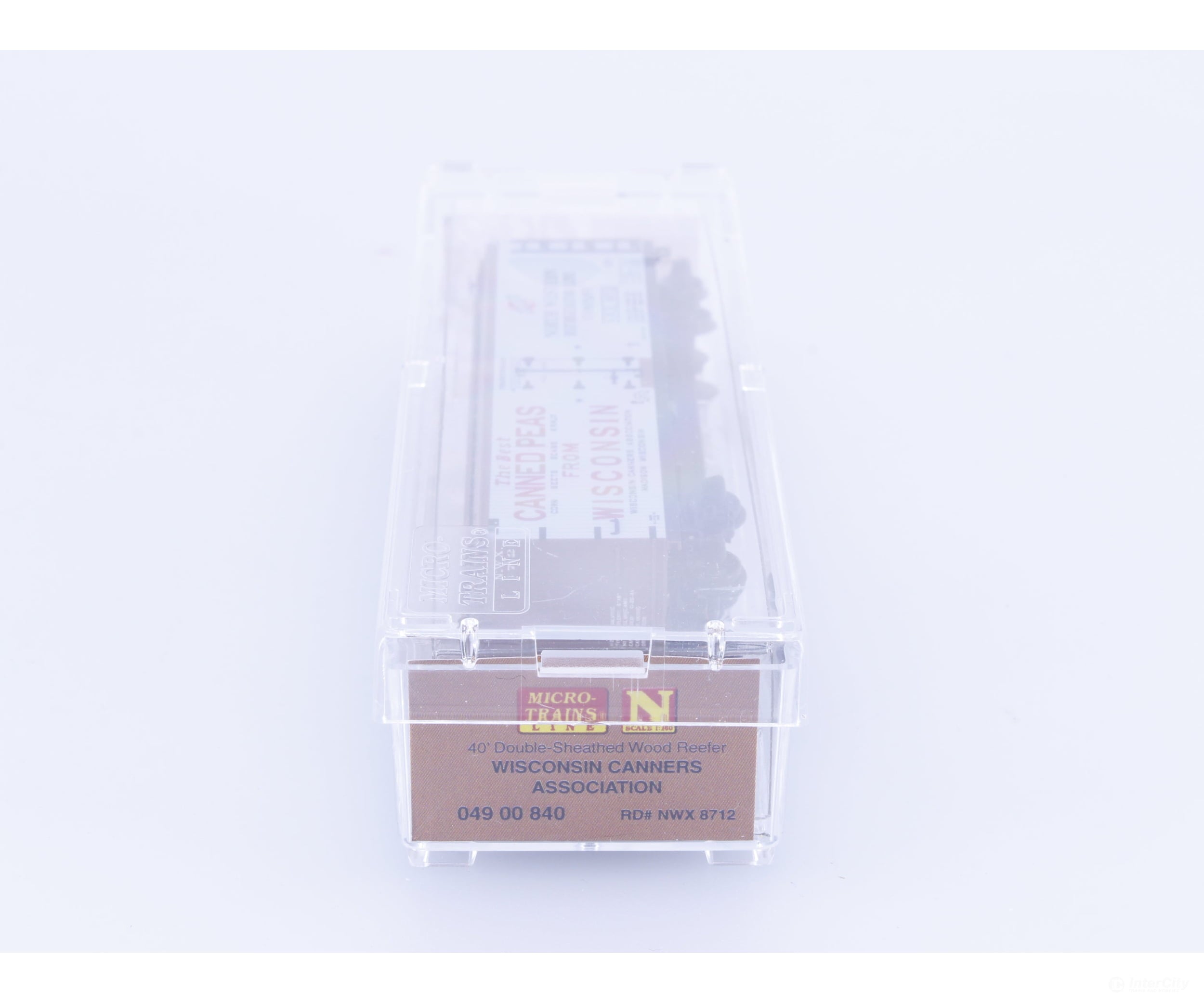 Micro Trains 04900840 N 40’ Double Sheathed Wood Reefer Wisconsin Canners Association (NWX) 8712 Freight Cars