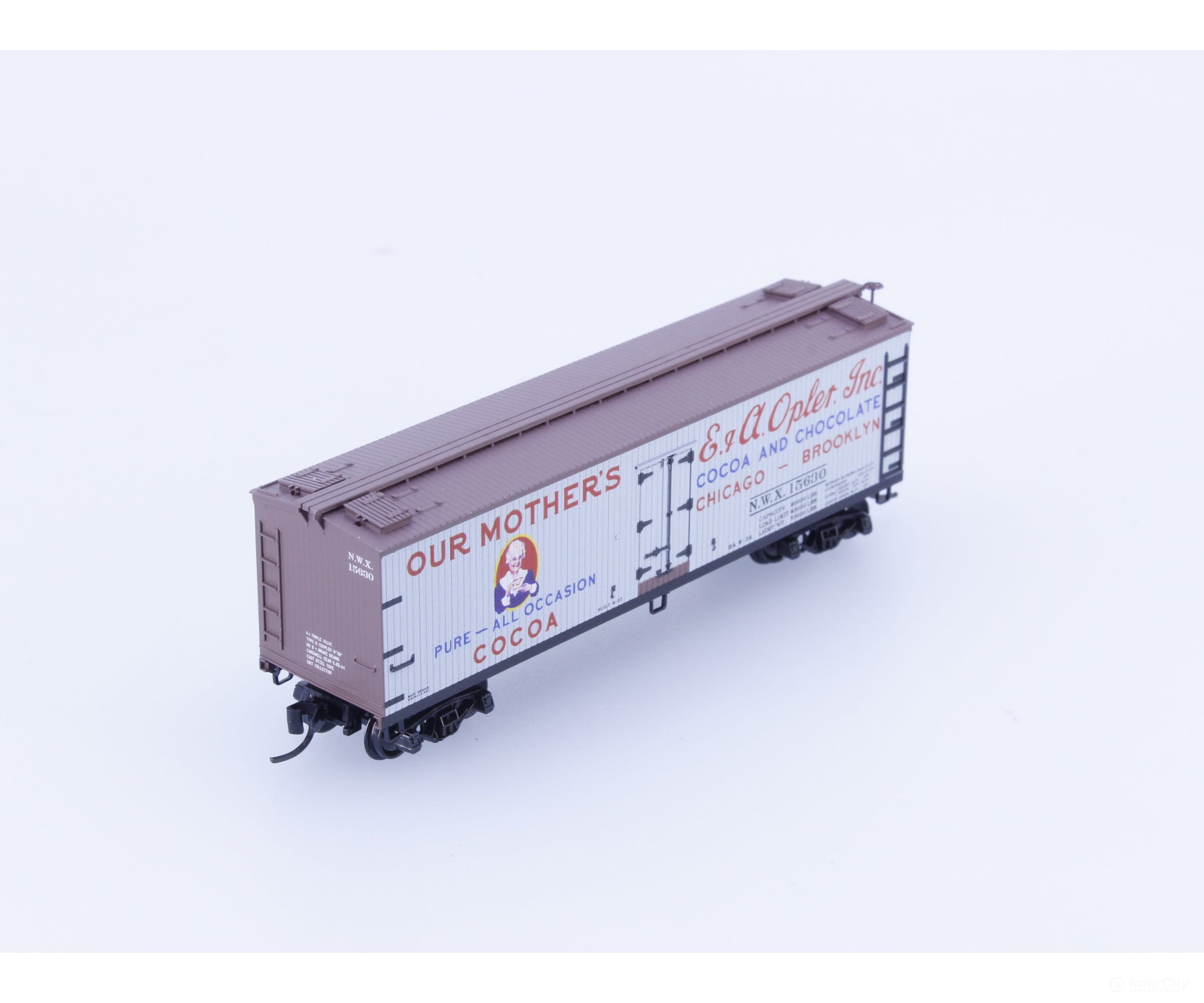 Micro Trains 04900880 N 40’ Double Sheathed Wood Reefer Our Mother’s Cocoa (NWX) 15630 Freight Cars
