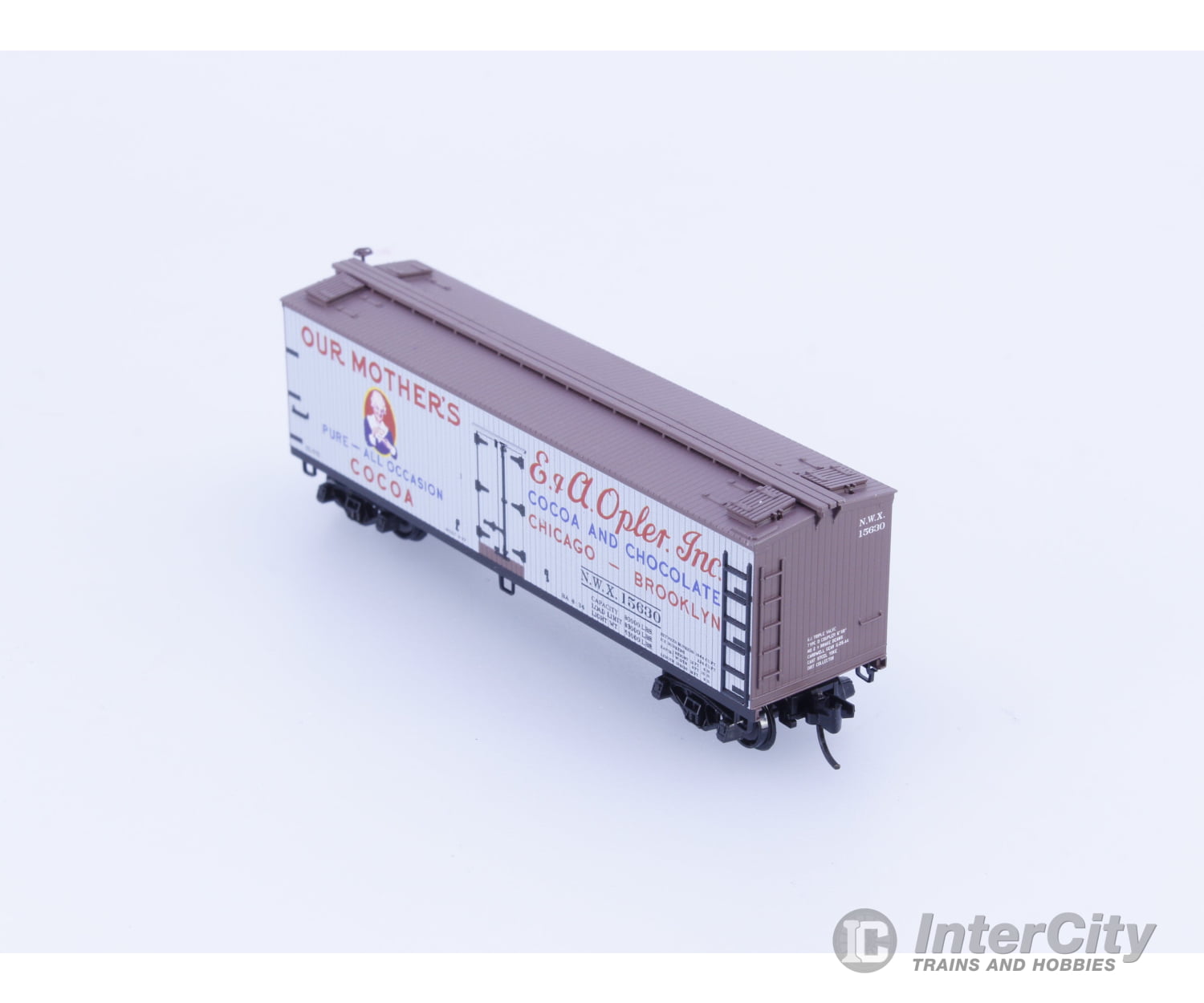 Micro Trains 04900880 N 40’ Double Sheathed Wood Reefer Our Mother’s Cocoa (NWX) 15630 Freight Cars