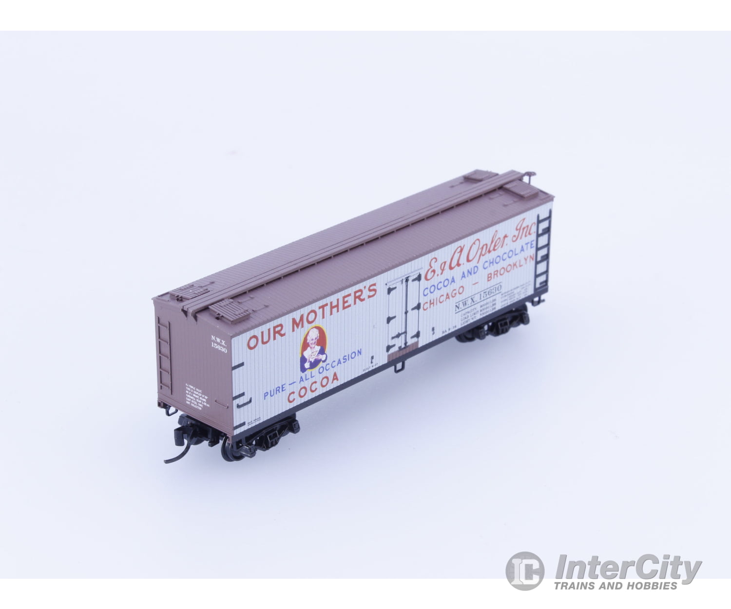 Micro Trains 04900880 N 40’ Double Sheathed Wood Reefer Our Mother’s Cocoa (NWX) 15630 Freight Cars