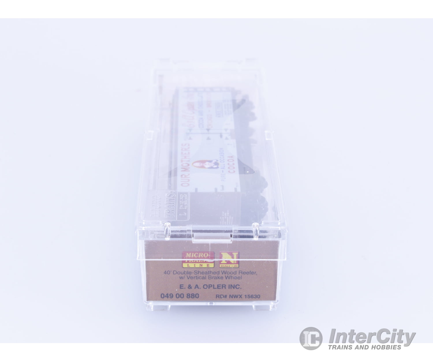 Micro Trains 04900880 N 40’ Double Sheathed Wood Reefer Our Mother’s Cocoa (NWX) 15630 Freight Cars