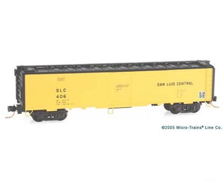 Micro Trains 05200100 N Scale Micro-Trains Mtl Slc San Luis Central 52 Steel Reefer #406 Freight