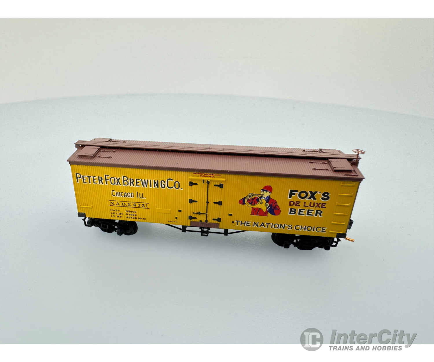 Micro Trains 05800200 N 36’ Wood Sheathed Ice Reefer W/ Truss Rods Fox Brewing Nadx 4751 Freight