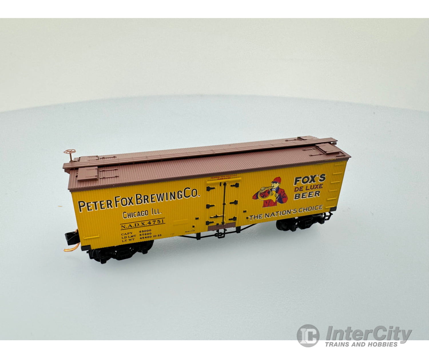 Micro Trains 05800200 N 36’ Wood Sheathed Ice Reefer W/ Truss Rods Fox Brewing Nadx 4751 Freight