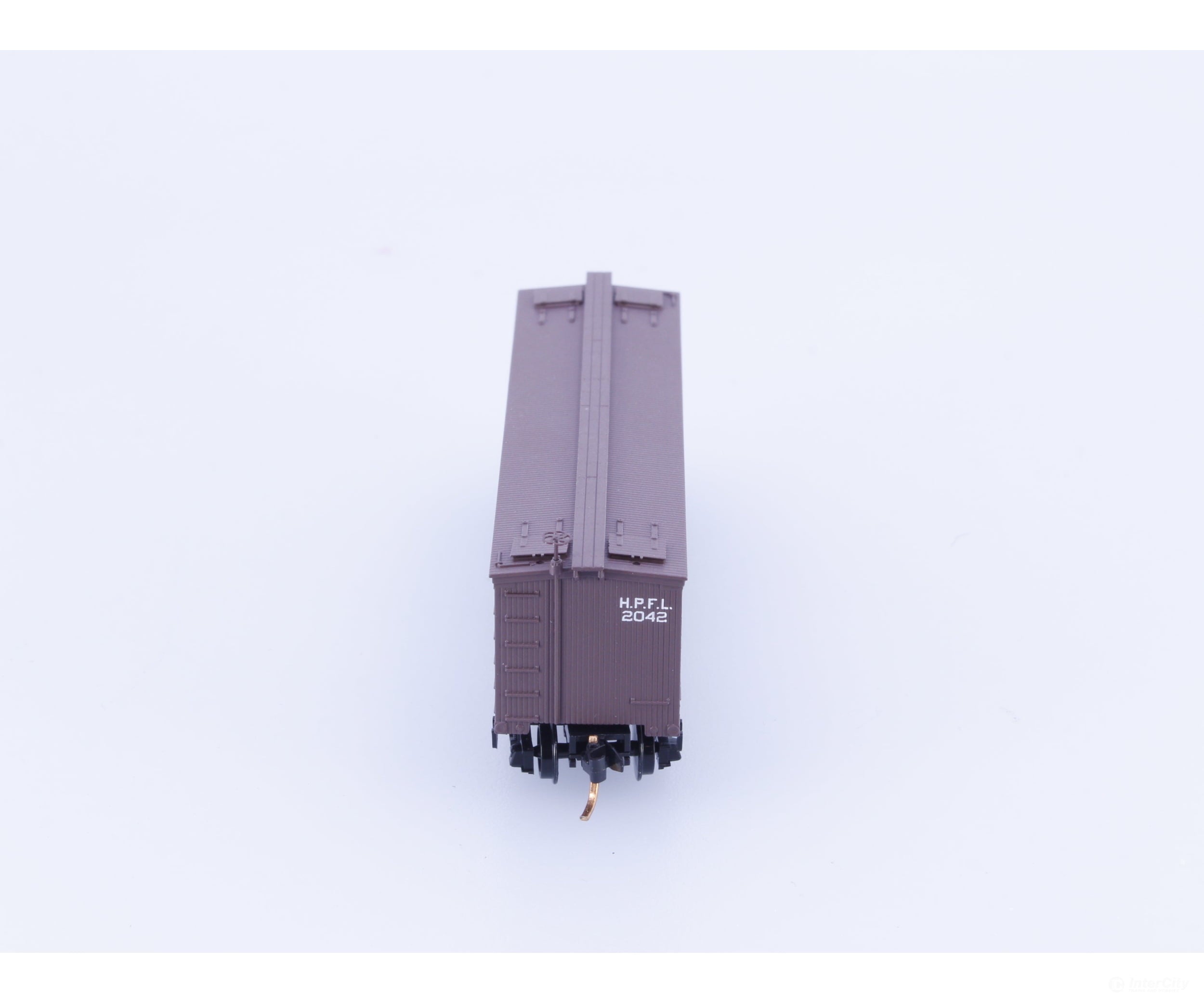 Micro Trains 05800350 N 36’ Wood Sheathed Ice Reefer with Truss Rods Sweet Mixed Pickles Heinz (HPFL) 2042 Freight Cars