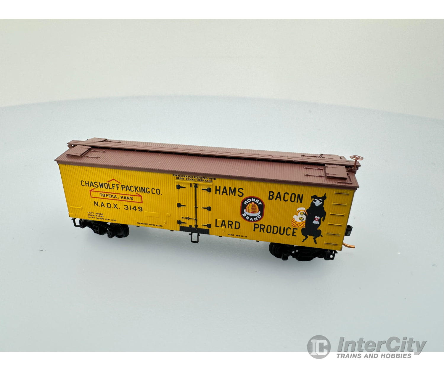 Micro Trains 05800516 N 36’ Wood Sheathed Ice Reefer Chaswolff Packing Co. N.a.d.x. 3149 Freight