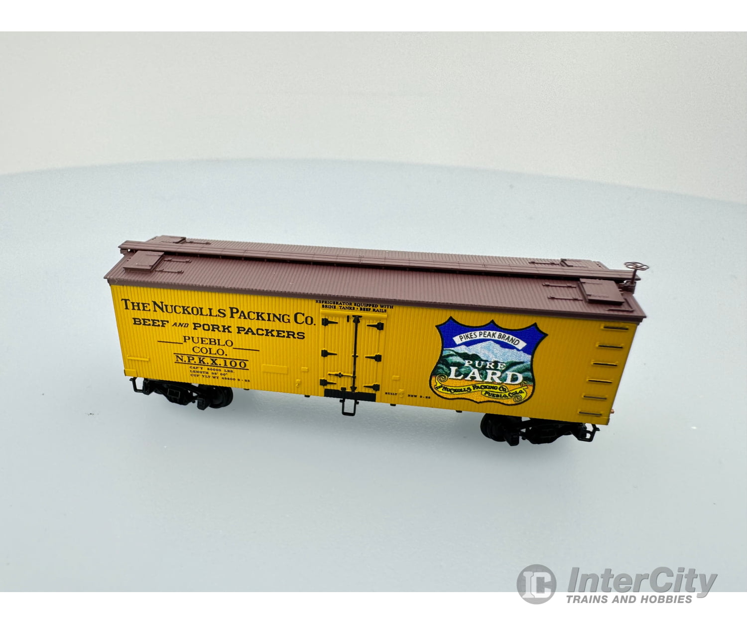 Micro Trains 05800536 N 36’ Wood Sheathed Ice Reefer Nuckoll’s Packing Co. N.p.k.x. 100 Freight Cars