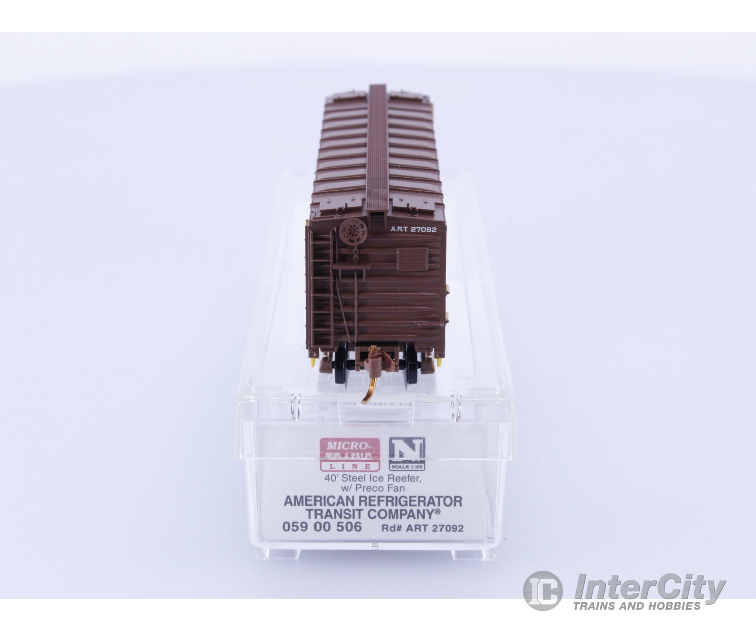 Micro Trains 05900506 N 40’ Steel Ice Reefer American Refrigerator Transit Company 27092 Freight Cars