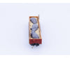 Micro Trains 06300020 N 50’ Composite Fixed End Gondola with Fishbelly Sides Ringling Bros. and Barnum & Bailey (RBBX)