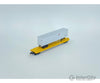 Micro Trains 06400020 N Converted Flat Car W/Trailer Chicago And North Western (Cnw) 780518 Freight