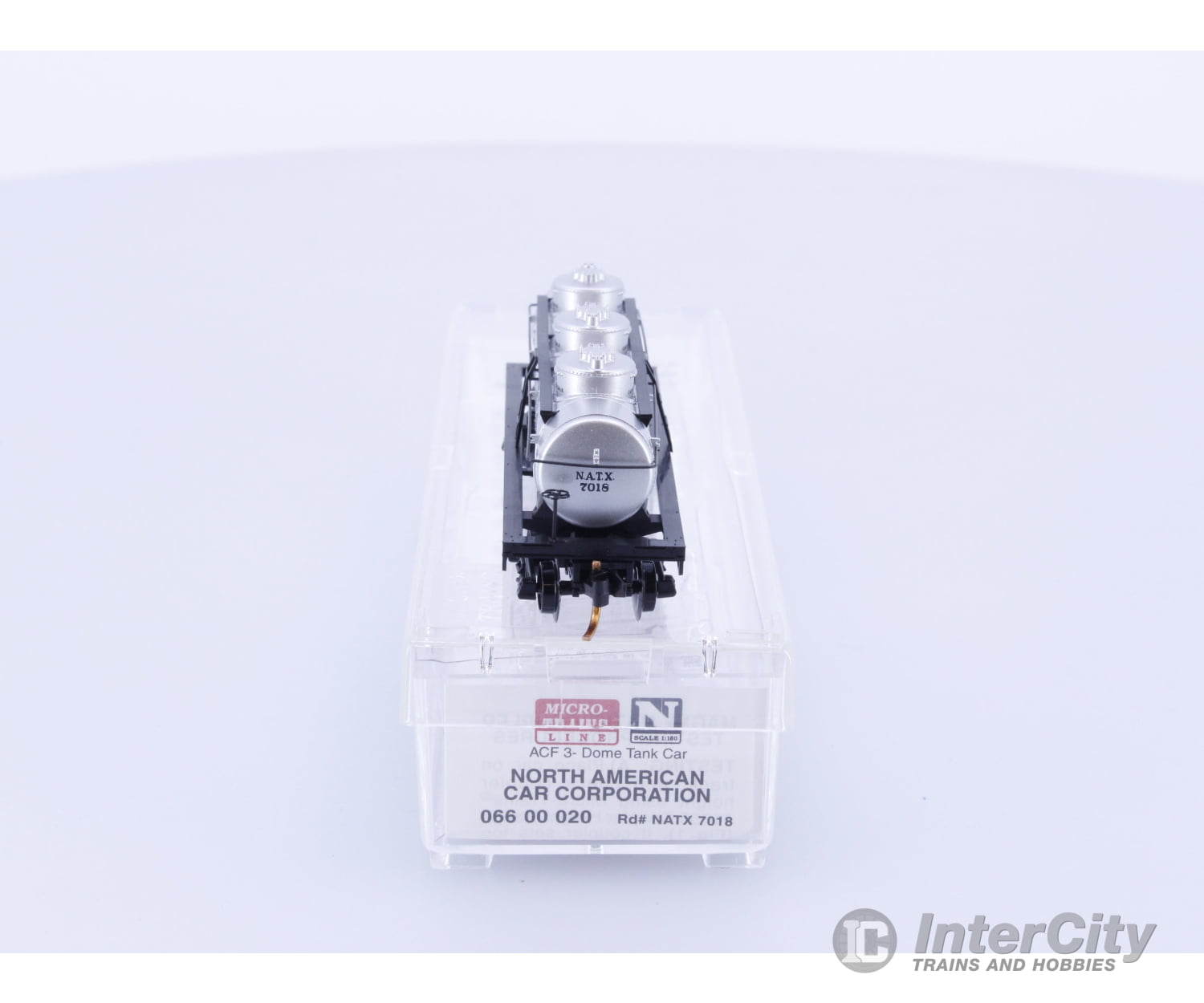 Micro Trains 06600020 N ACF 3 Dome Tank Car North American Car Corporation 7018 Freight Cars