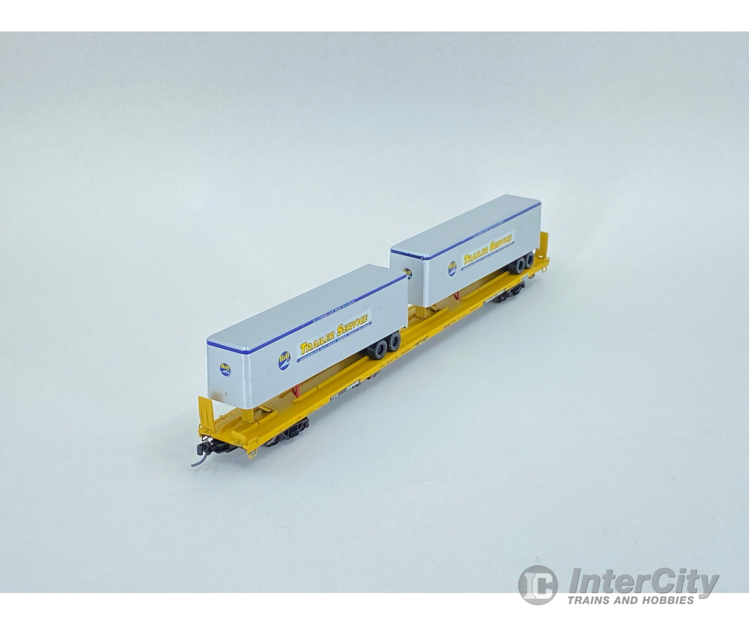 Micro Trains 07151510 And 07152510 N 89 4 Tofc Flat Car Trailer Train Ttx Corp. (Ttx) 252652 252654