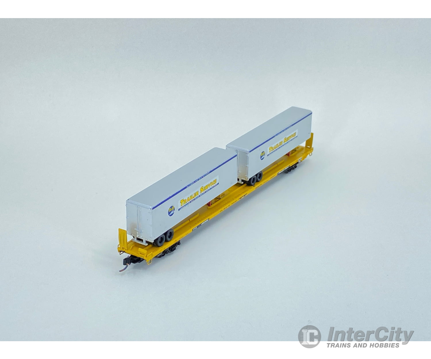 Micro Trains 07151510 And 07152510 N 89 4 Tofc Flat Car Trailer Train Ttx Corp. (Ttx) 252652 252654