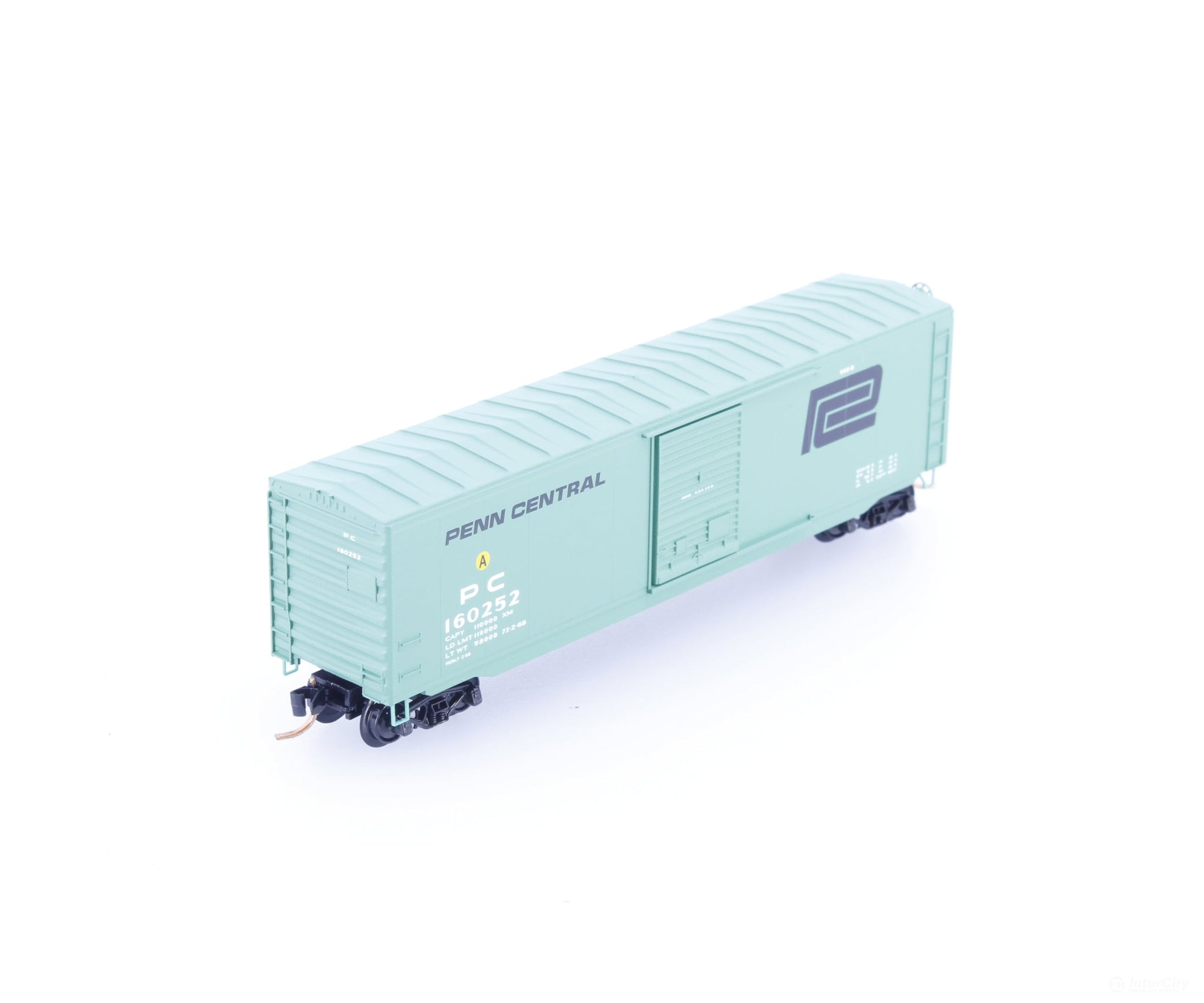 Micro Trains 07700110 N 50’ Single Door Boxcar Penn Central (PC) 160252 - Freight Cars