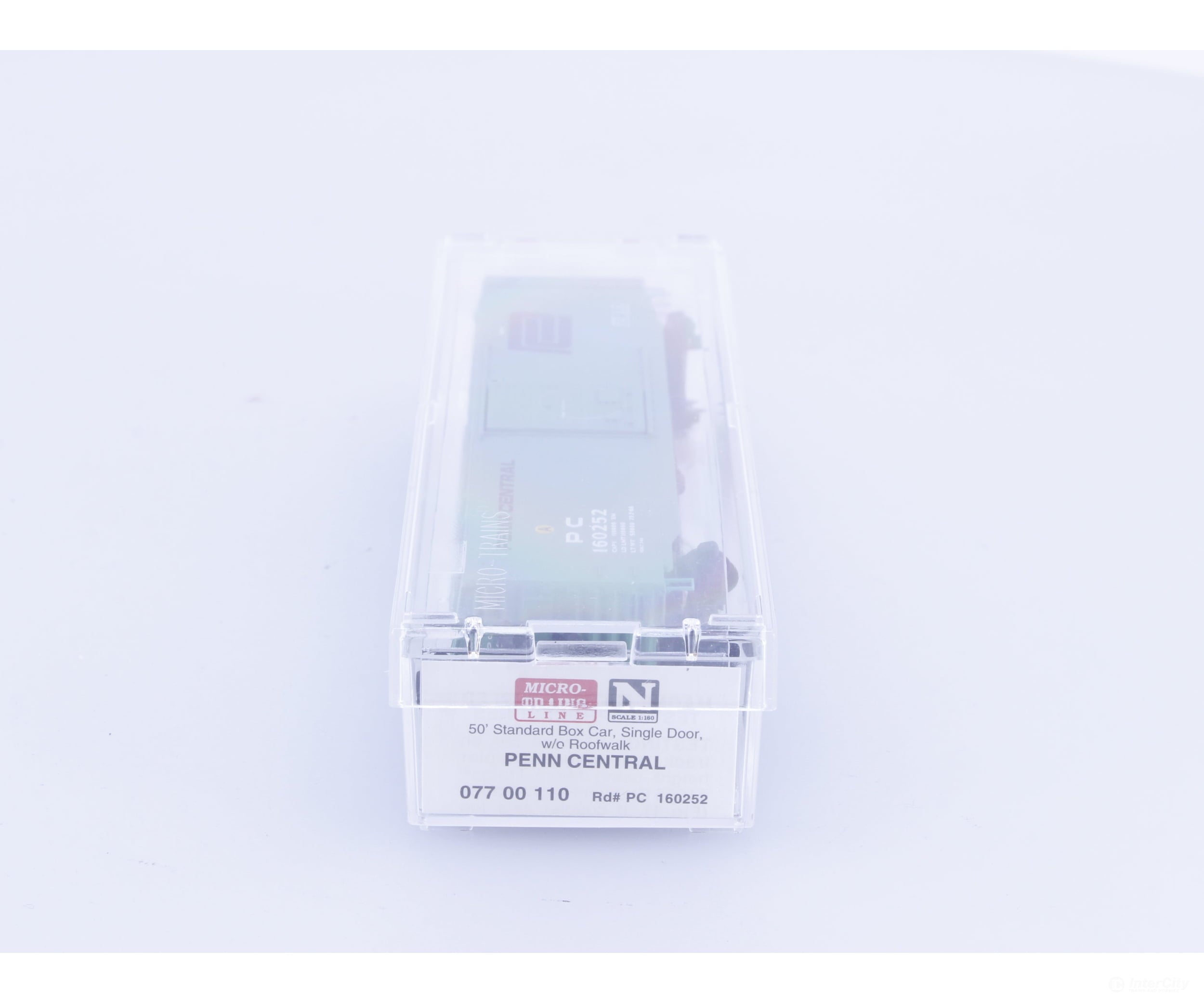 Micro Trains 07700110 N 50’ Single Door Boxcar Penn Central (PC) 160252 - Freight Cars