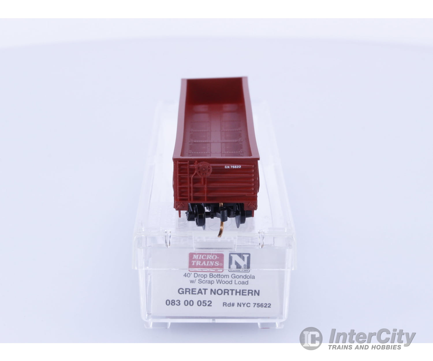 Micro Trains 08300052 N Gondola 40’ Steel Drop Bottom Great Northern (GN) 75622 Freight Cars