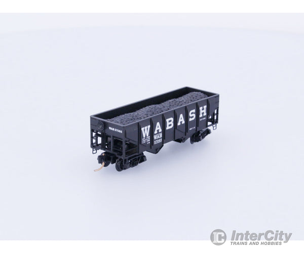 Micro Trains 08500010 N 33’ Twin Bay Hopper w/Coal Load Wabash Railroad (WAB) 37065 Freight Cars