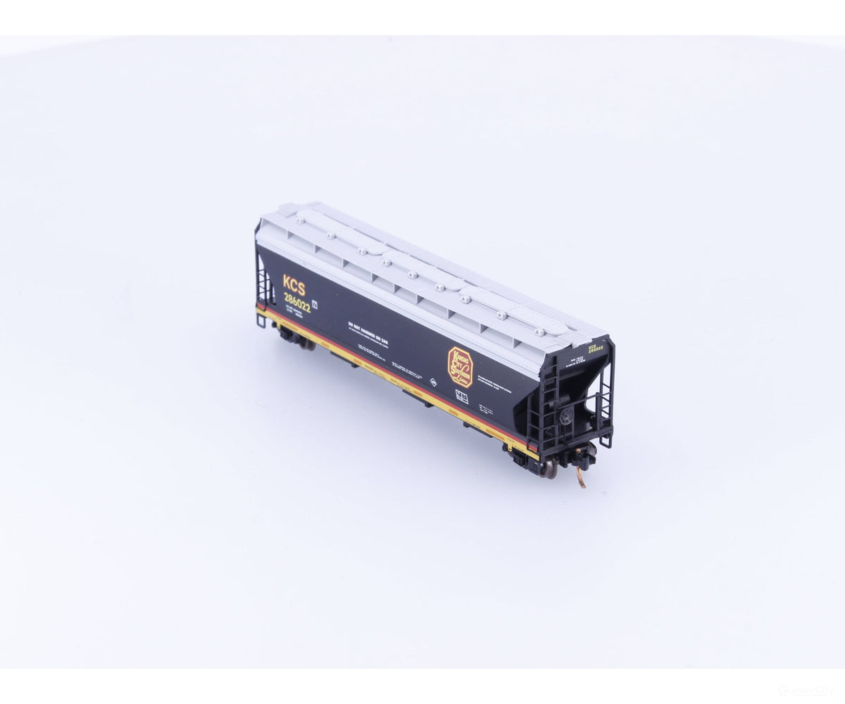 Micro Trains 09400270 N 3 Bay ACF Covered Hopper Kansas City Southern (KCS) 286022 - Freight Cars