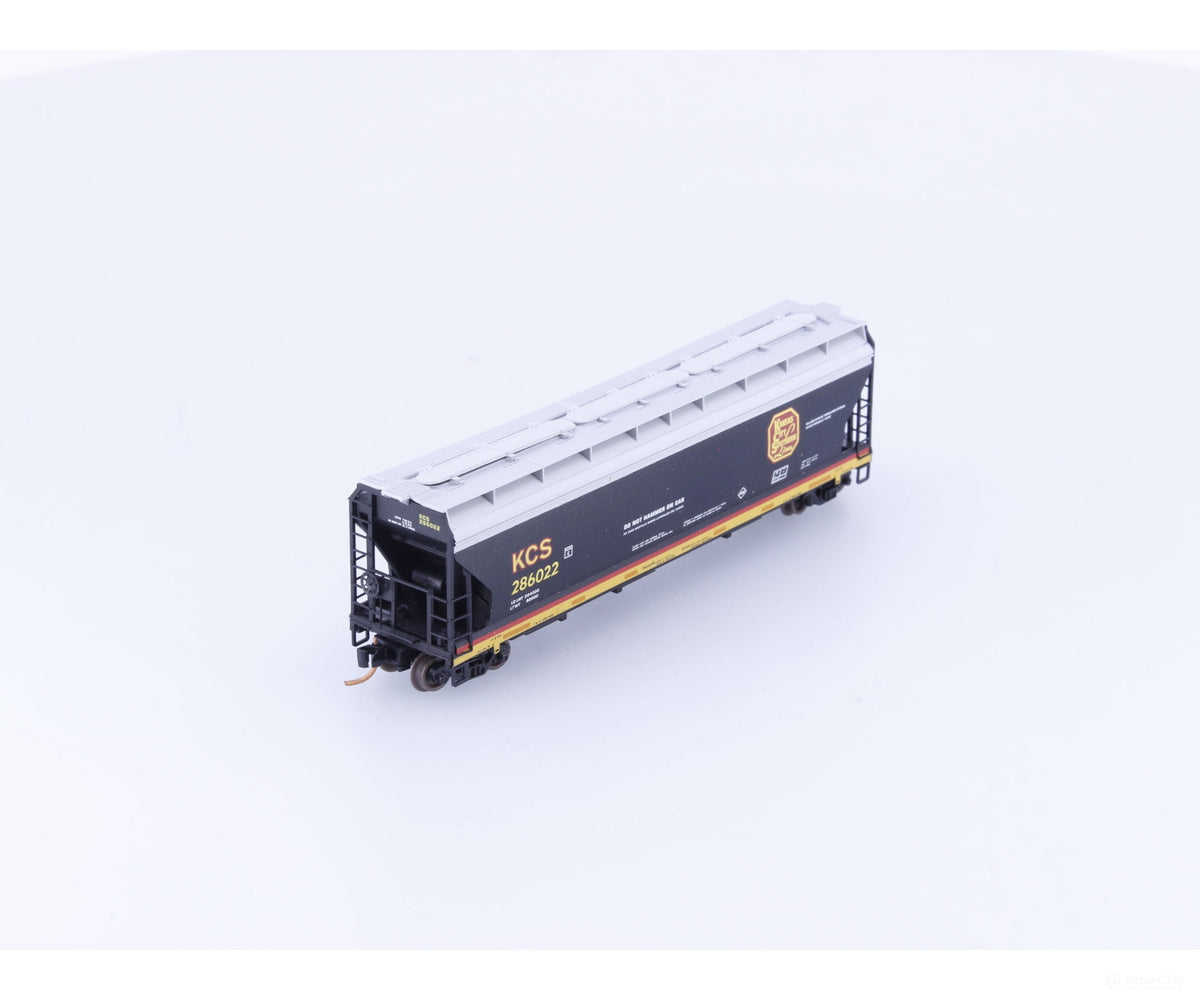 Micro Trains 09400270 N 3 Bay ACF Covered Hopper Kansas City Southern (KCS) 286022 - Freight Cars