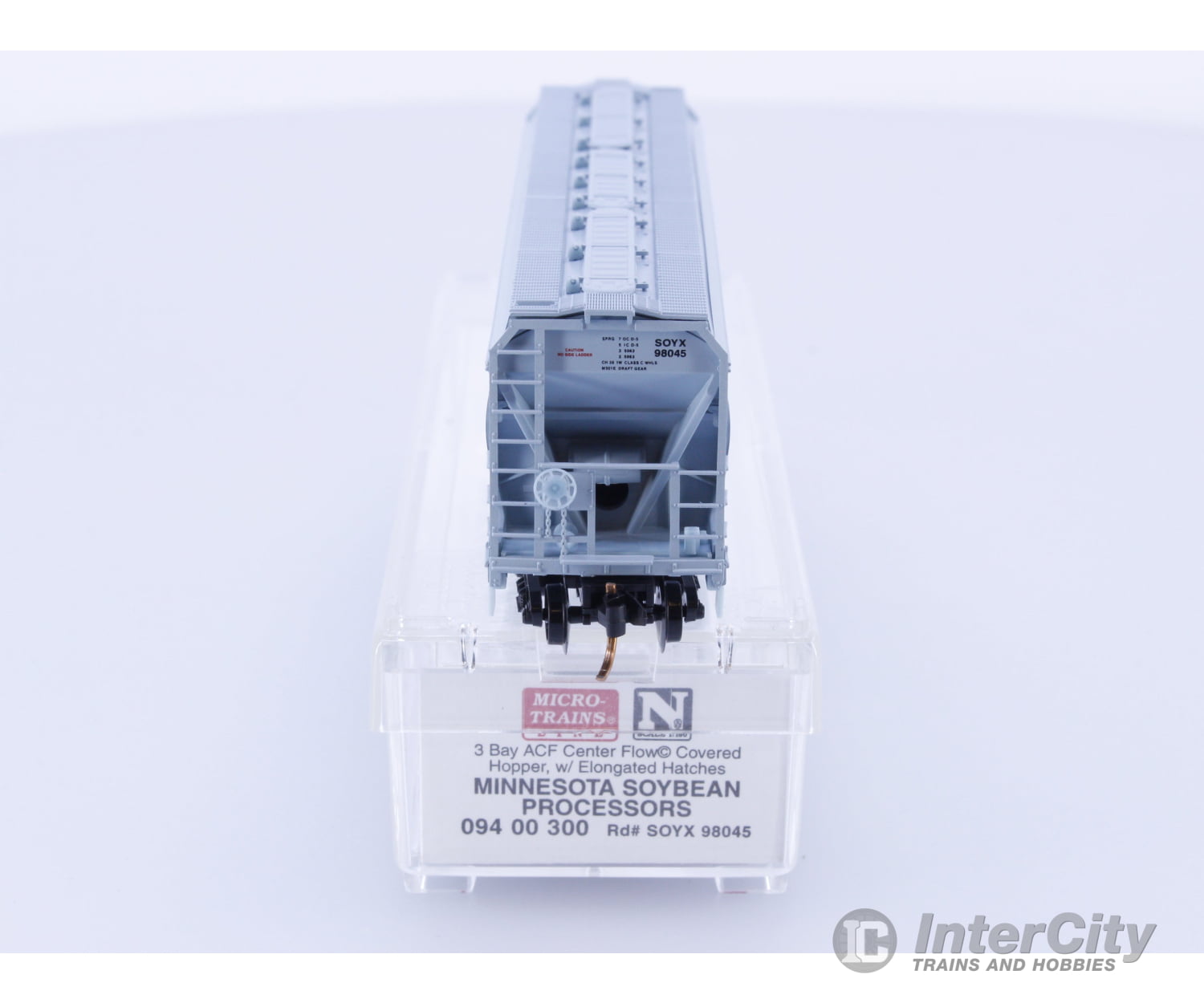 Micro Trains 09400300 N Covered Hopper 3-Bay ACF 4650 Minnesota Soybean Processors SOYX 98045 Freight Cars