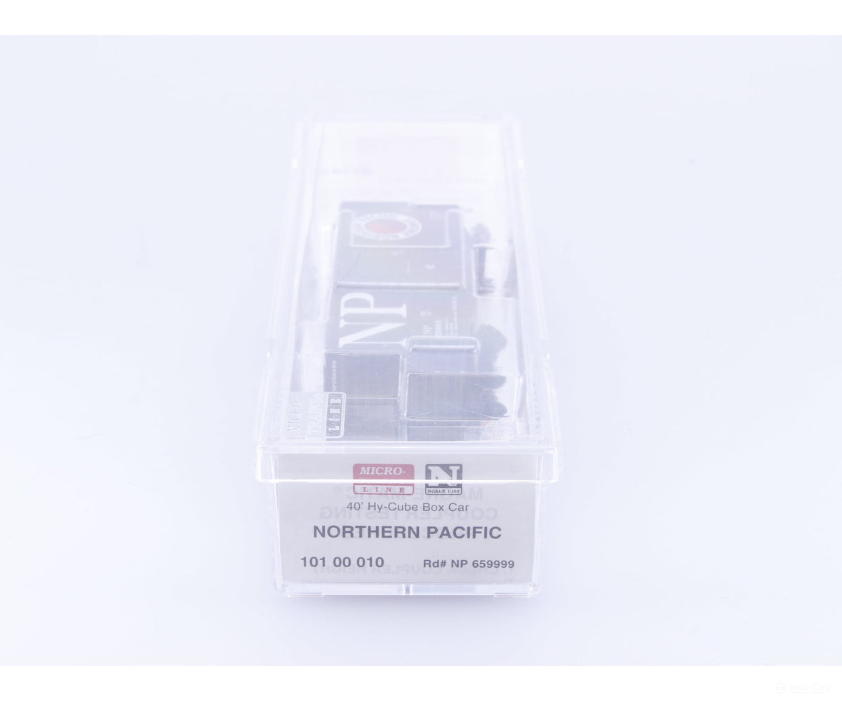 Micro Trains 10100010 N 40’ Single Door Hi-Cube Box Car Northern Pacific (NP) 659999 - Freight Cars