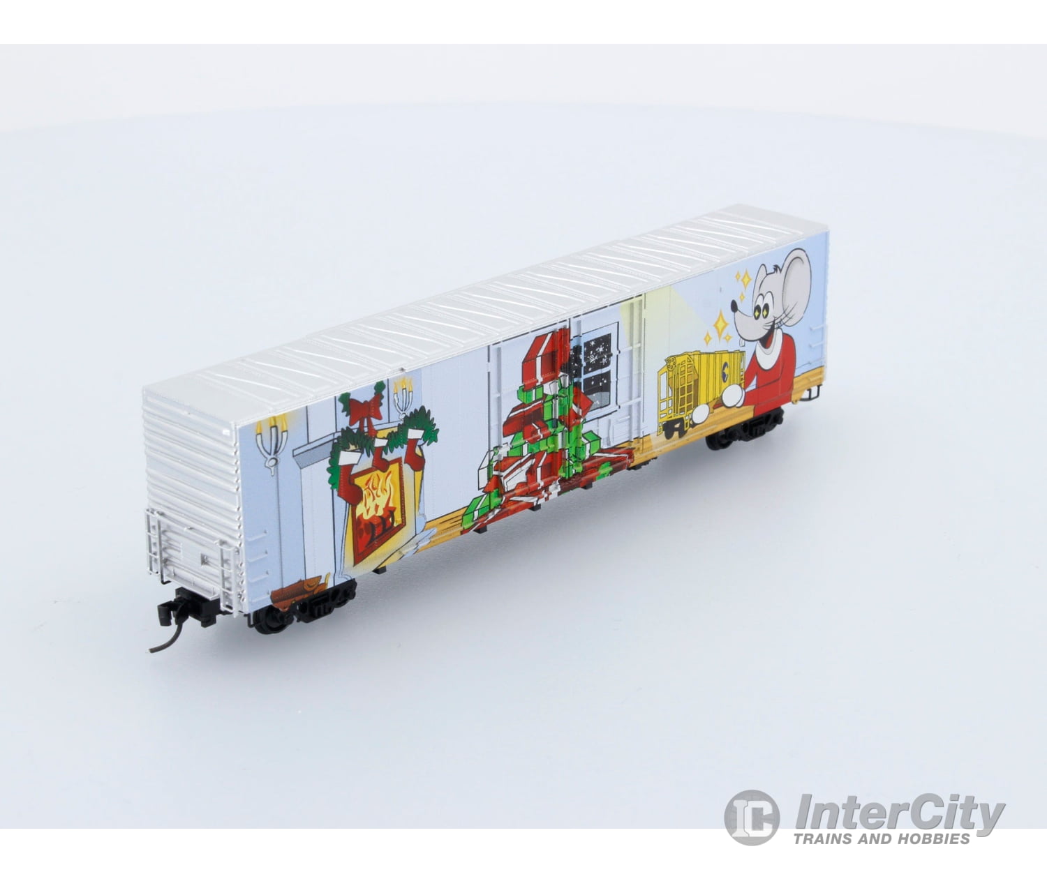 Micro Trains 102 00 160 Mouse Christmas 2021 Car 60’ Box Double Plug Doors Freight Cars