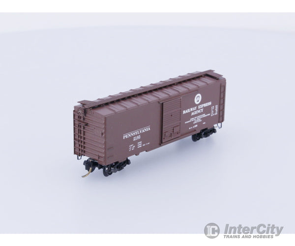 Micro Trains 1020 N 40’ Standard Box Car Pennsylvania (PRR) 2185 Freight Cars