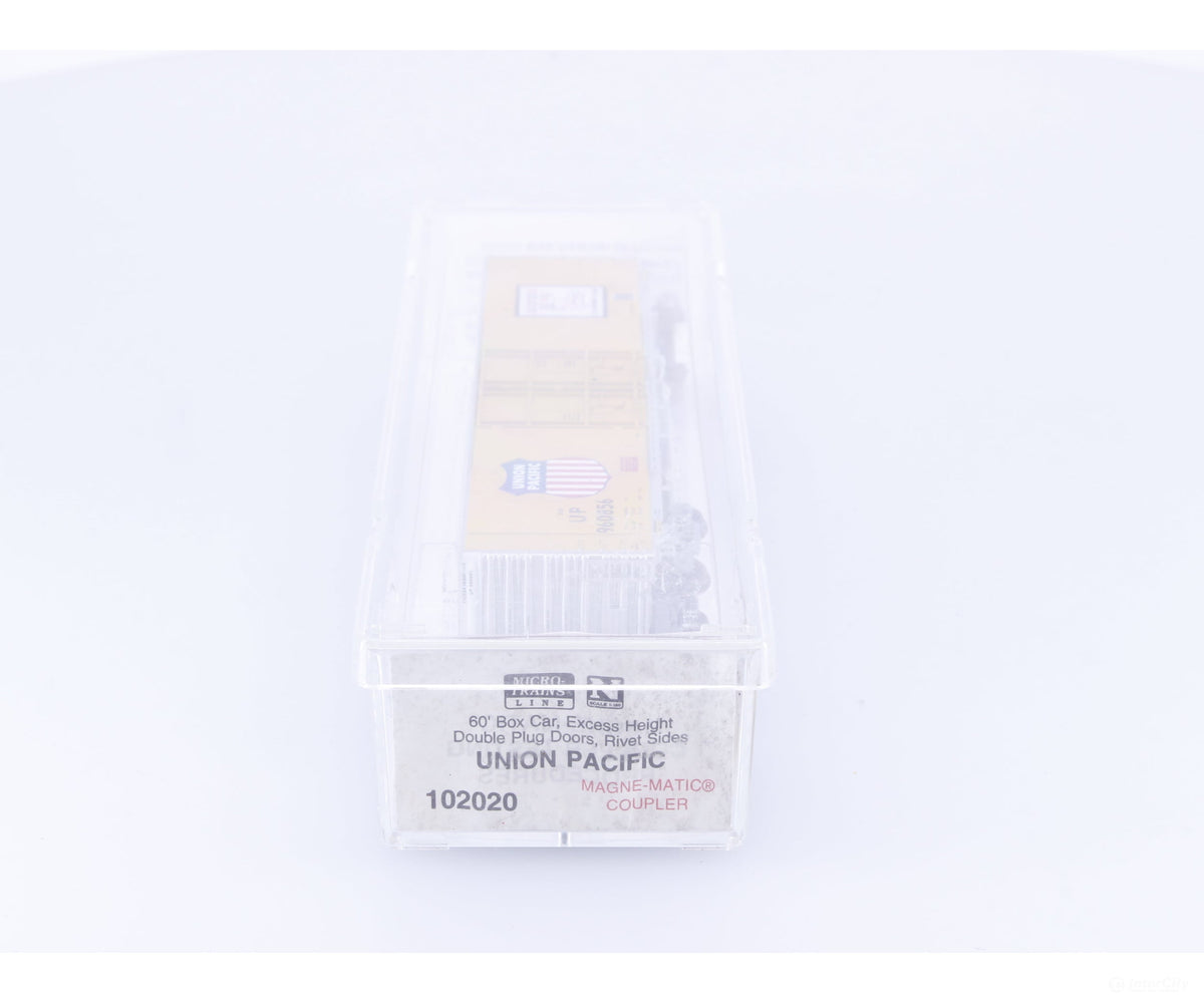Micro Trains 102020 N 60’ Double Plug Door Boxcar Union Pacific (UP) 960856 - Freight Cars