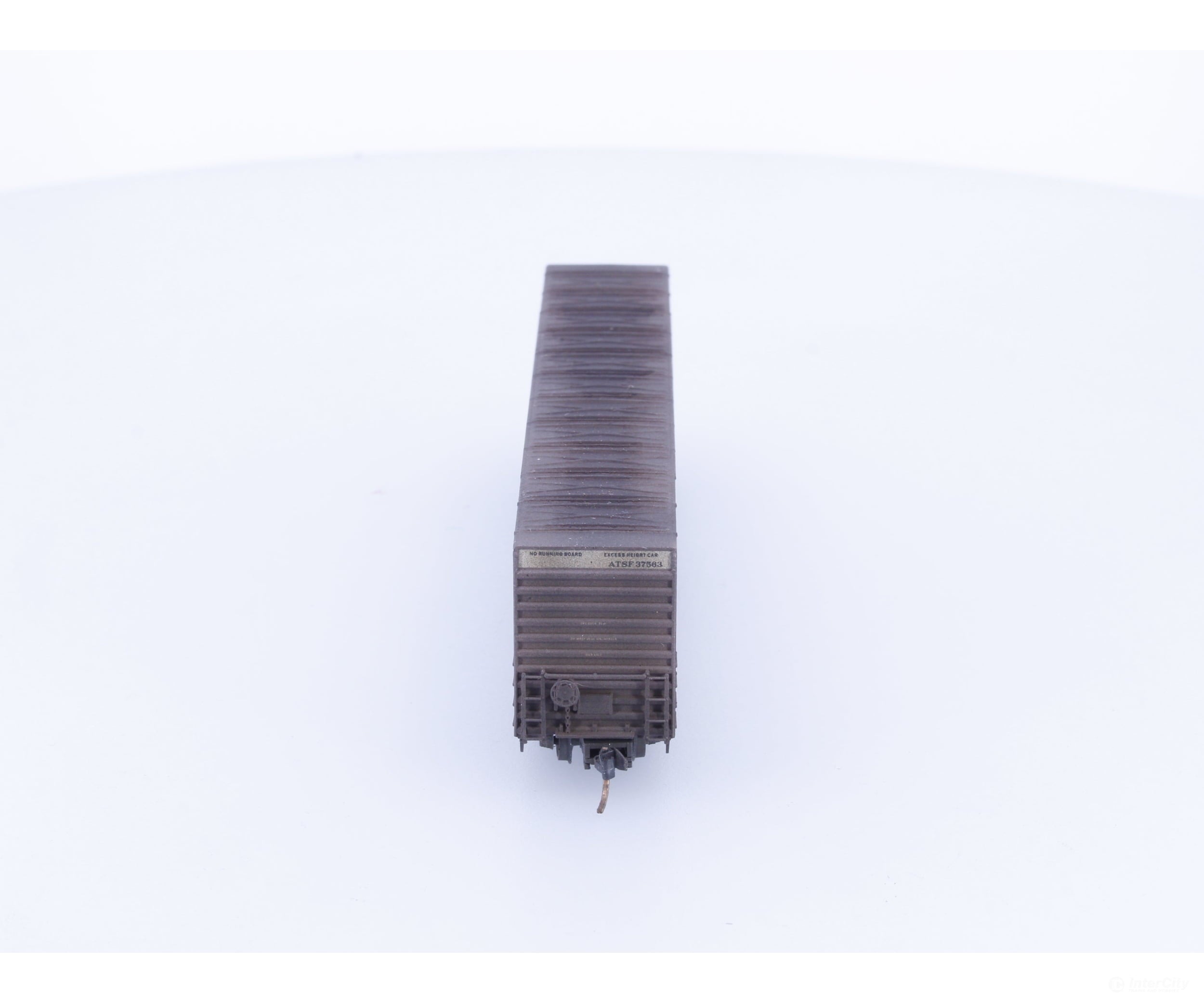 Micro Trains 10300030 N 60’ Double Door Berwick Hi-Cube Waffle Boxcar Professionally Weathered by West Coast Weathering