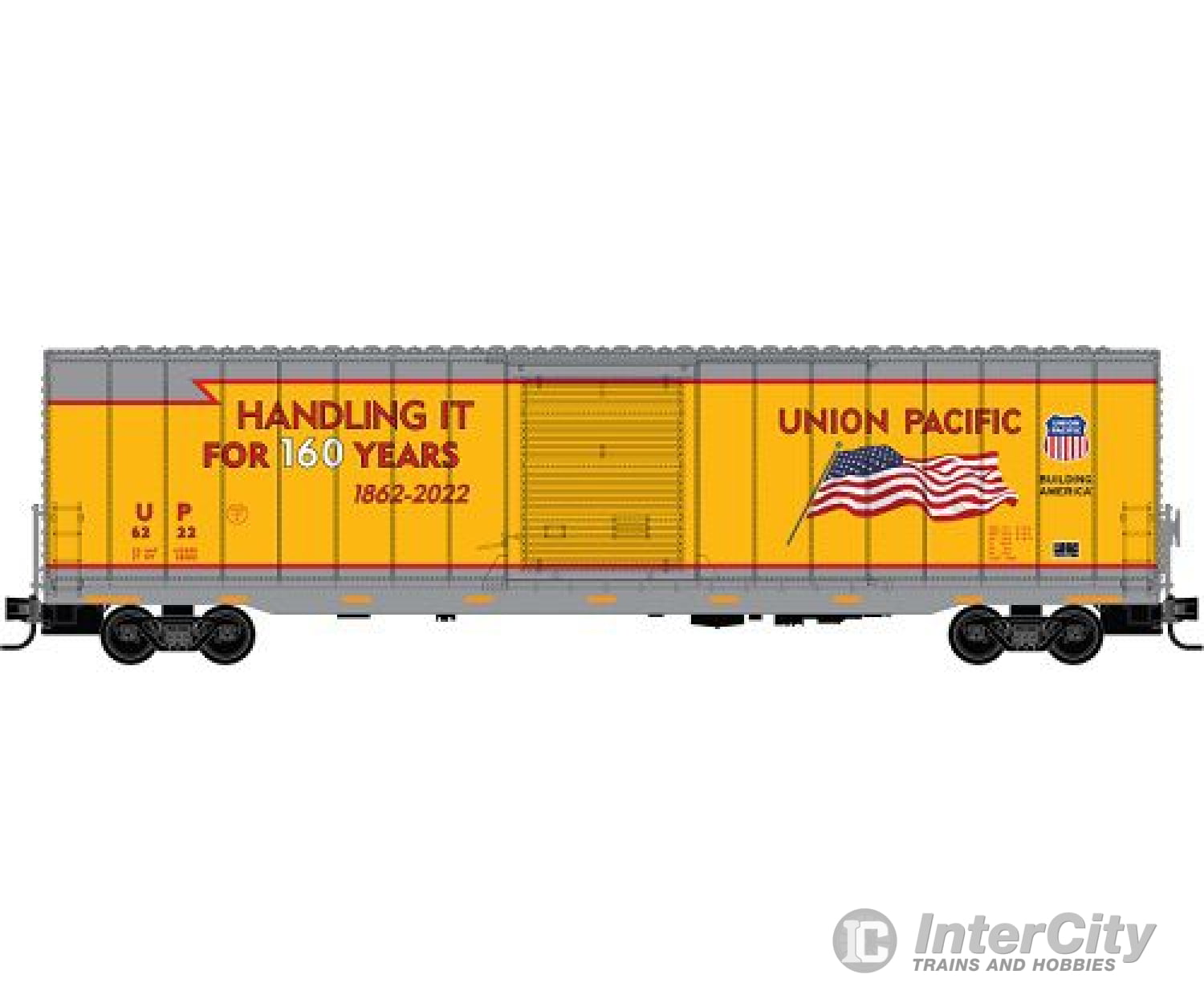 Micro Trains 10400110 N Micro Trains 104 00 110 Up Union Pacific 160Th Ann 60 Boxcar 6222 Freight