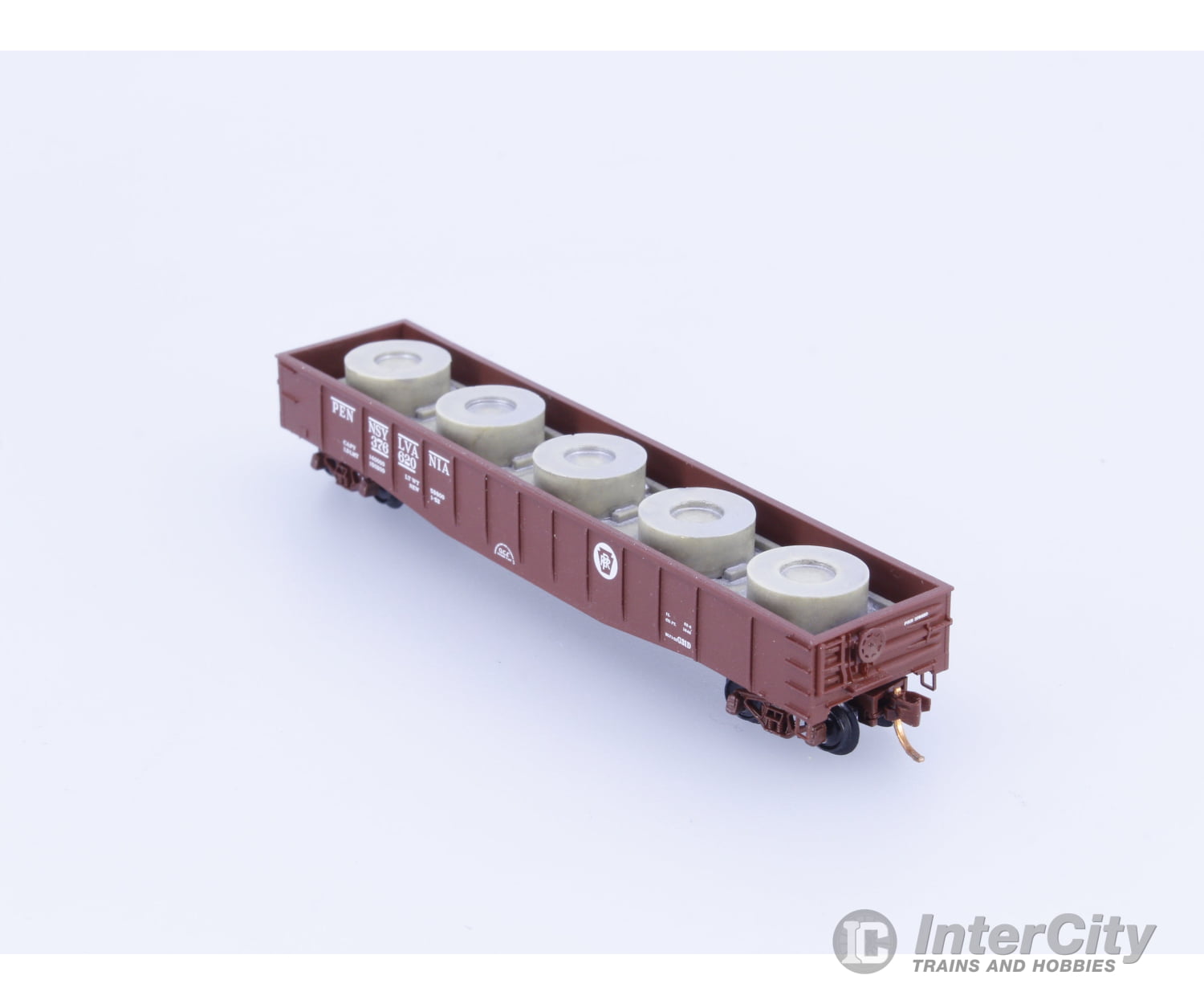 Micro Trains 10500020 N 50’ Steel Side Gondola with Scrap Load Pennsylvania Railroad (PRR) 376620 Freight Cars