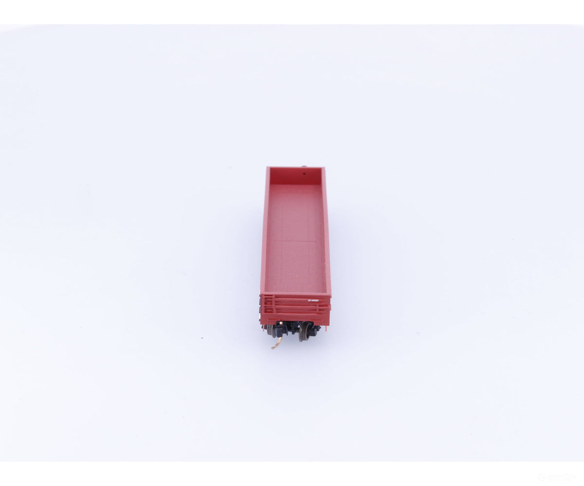 Micro Trains 105110 N 50’ Steel Side Fixed End Gondola Canadian Pacific (CP) 340222 (#3) - Freight Cars