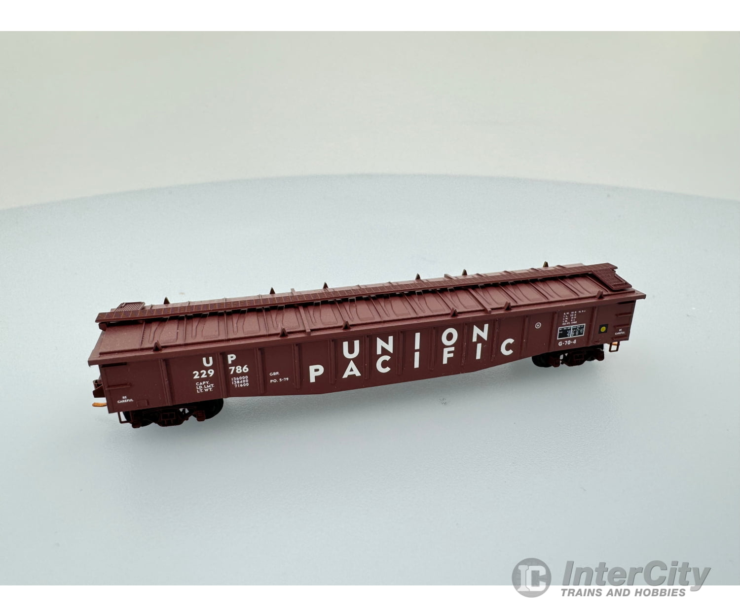 Micro Trains 106 00 120 N 50’ Steel Side 14 Panel Fixed End Gondola Union Pacific (Up) 229786