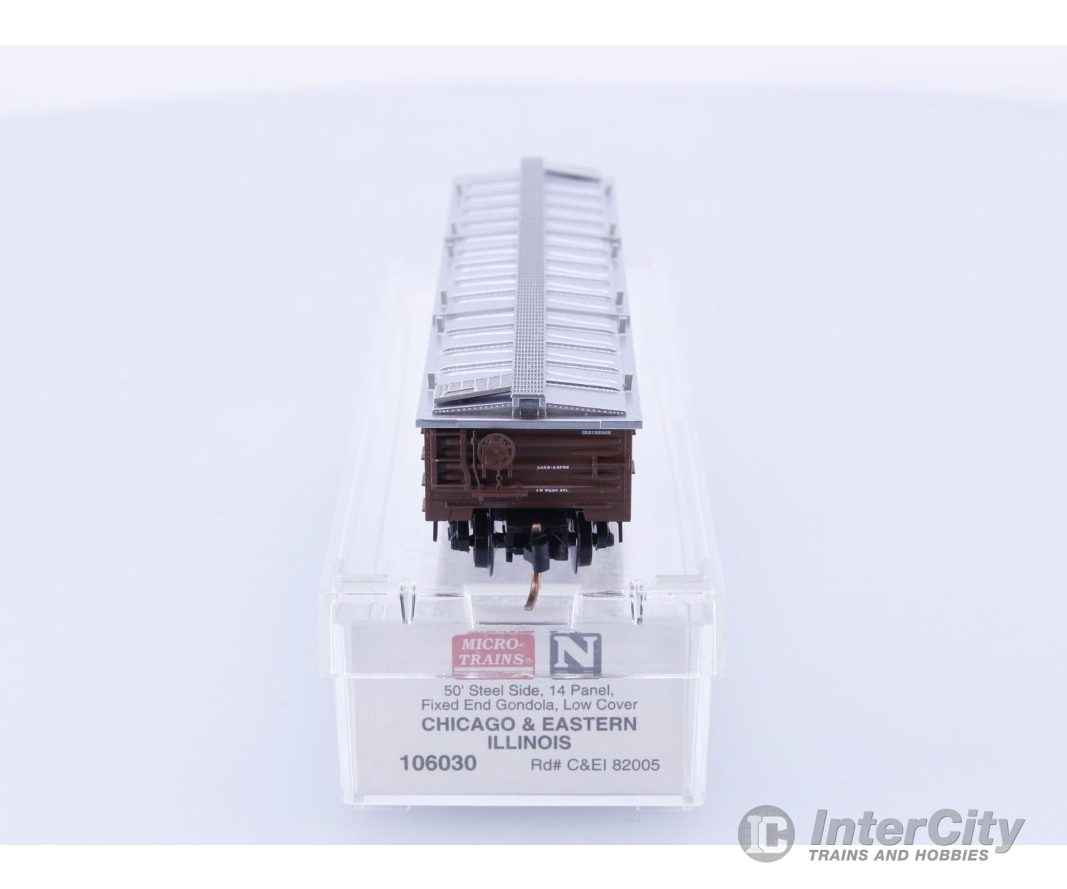 Micro Trains 106030 N Gondola 50’ Steel Chicago & Eastern Illinois C&EI Chicago & Eastern Illinois (CEI) 82005 Freight