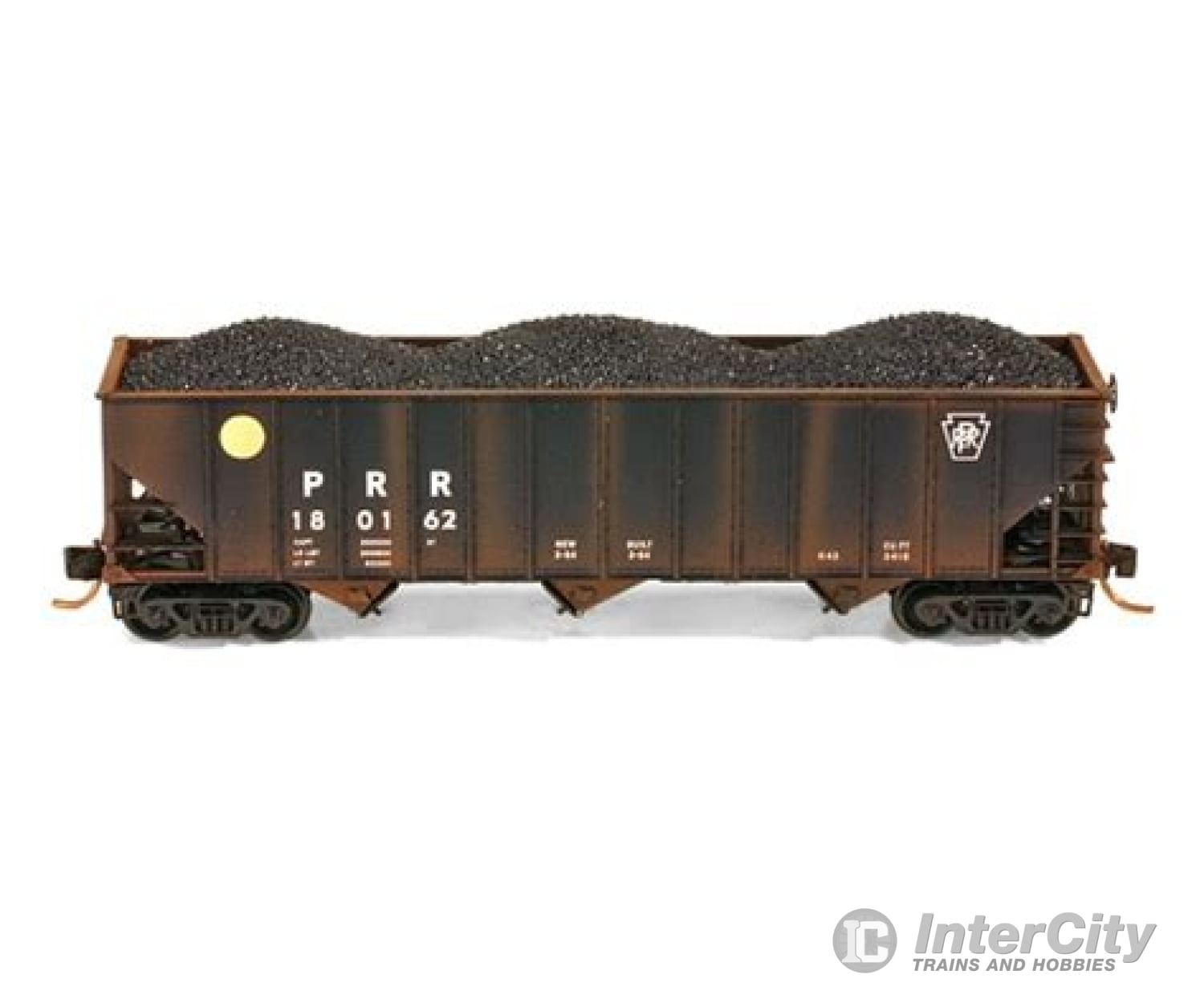 Micro Trains 10844040 N Micro-Trains Mtl Prr Pennsylvania 3-Bay Hopper #180162 Weathered Freight