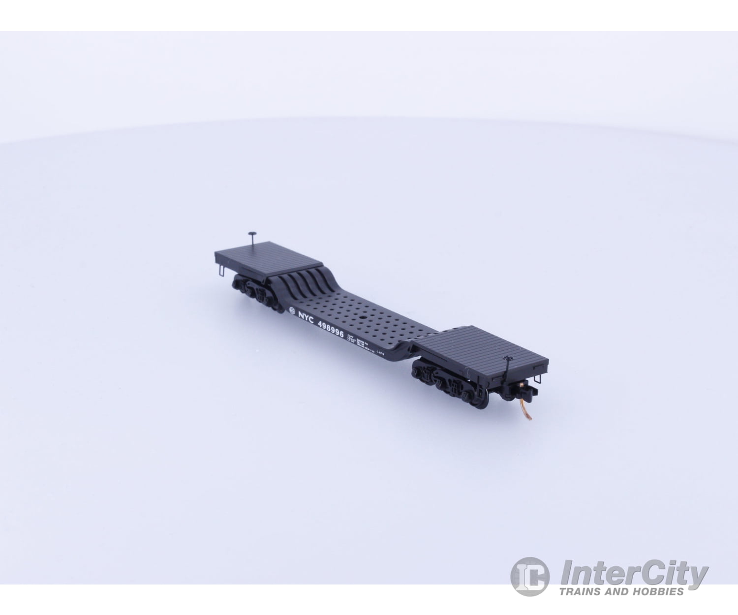 Micro Trains 109020 N Flatcar Heavy Duty Depressed Center New York Central (NYC) 498996 Freight Cars