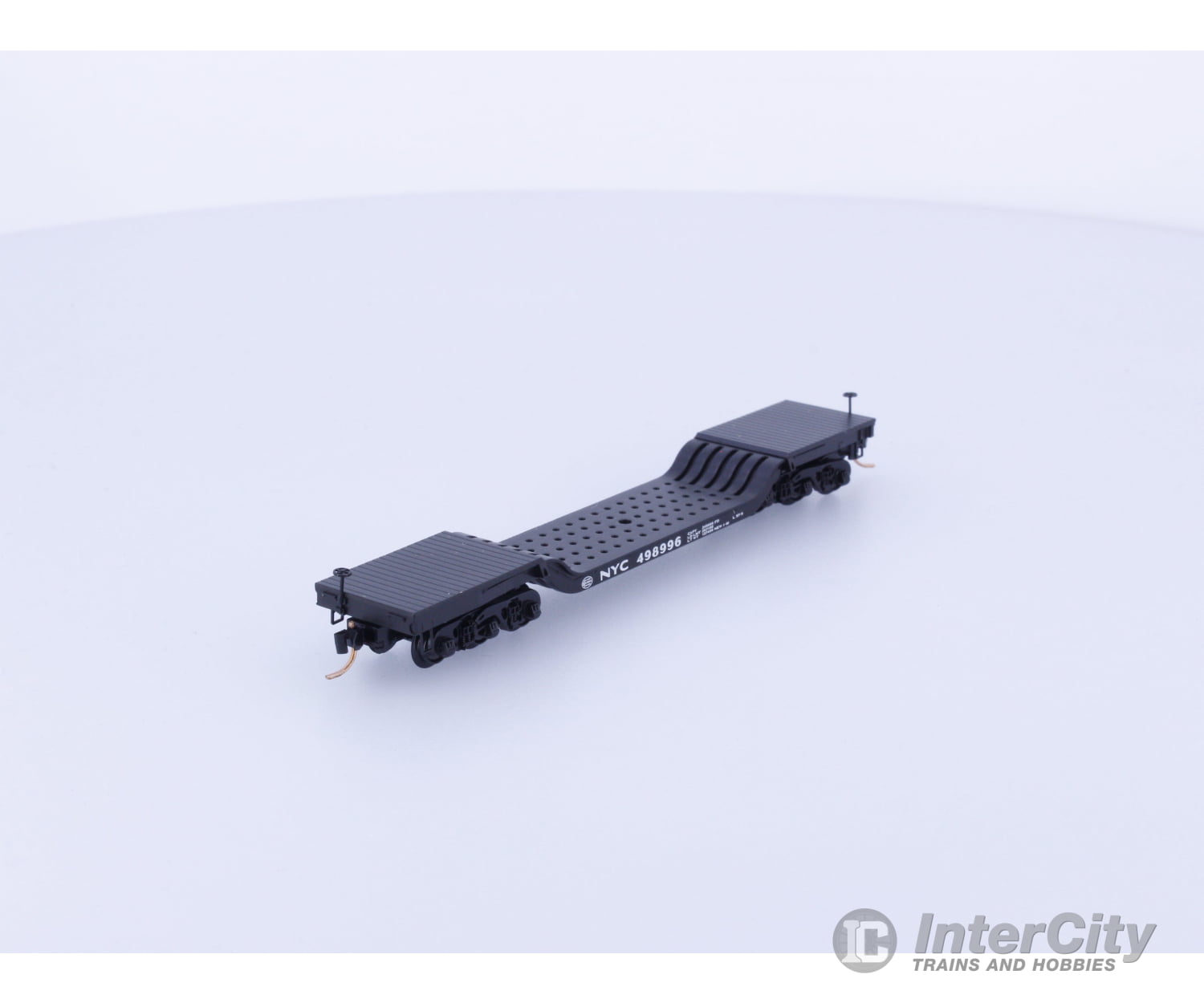 Micro Trains 109020 N Flatcar Heavy Duty Depressed Center New York Central (NYC) 498996 Freight Cars