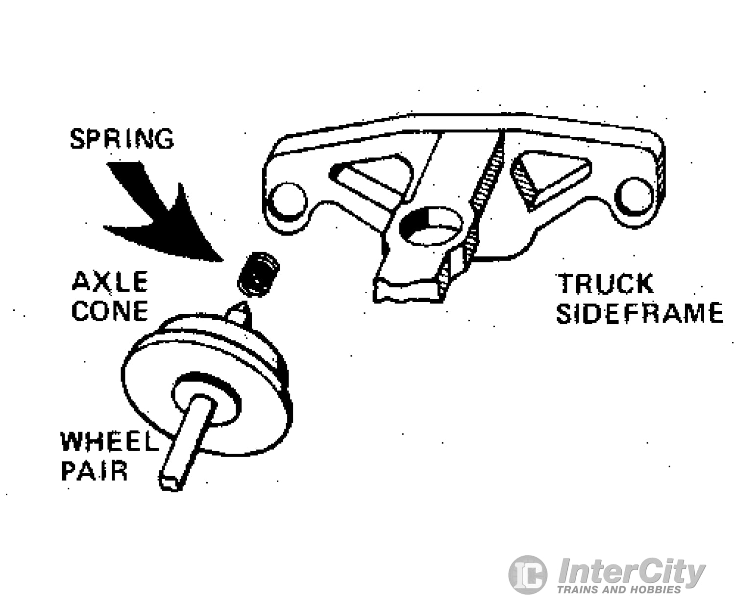 Micro Trains 112002 Truck Restraining Springs Pkg(12) Parts