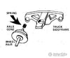 Micro Trains 112002 Truck Restraining Springs Pkg(12) Parts